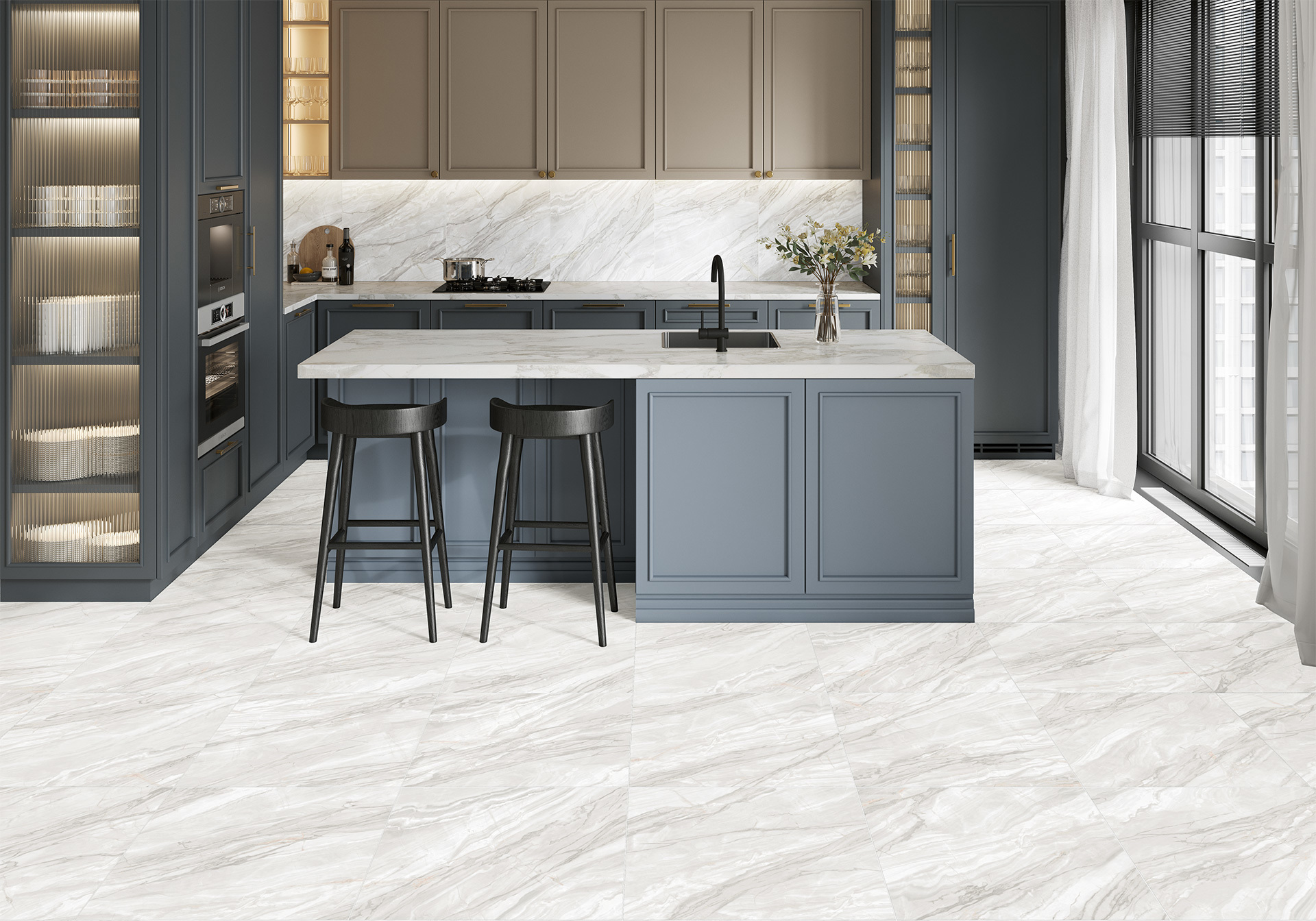 Изображение товара Керамогранит Alma ceramica GFU04FLR07R 60x60 см серый