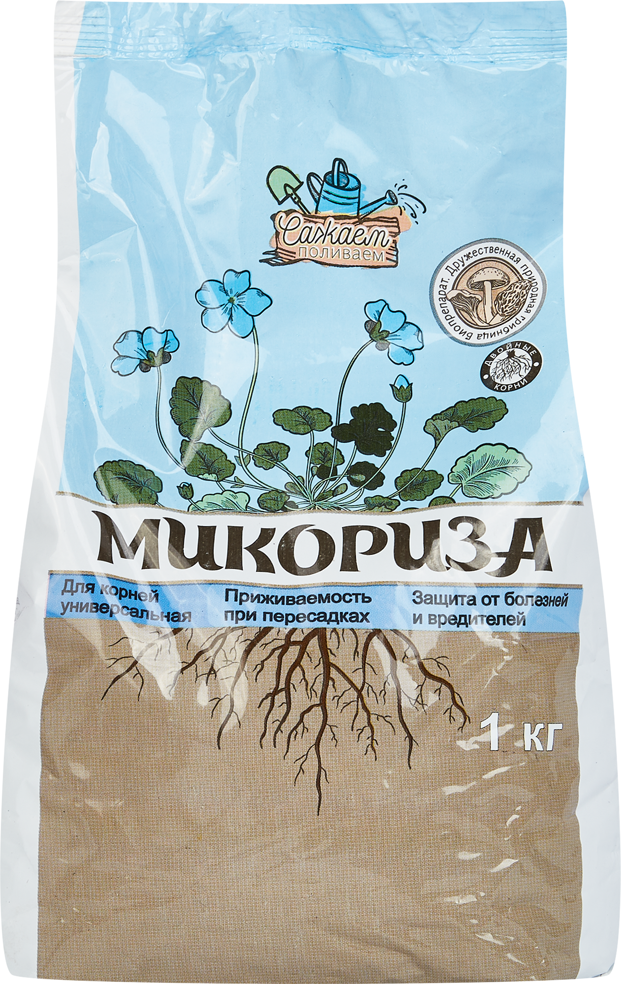 Изображение товара Стимулятор роста растений Микориза двойные корни 1кг