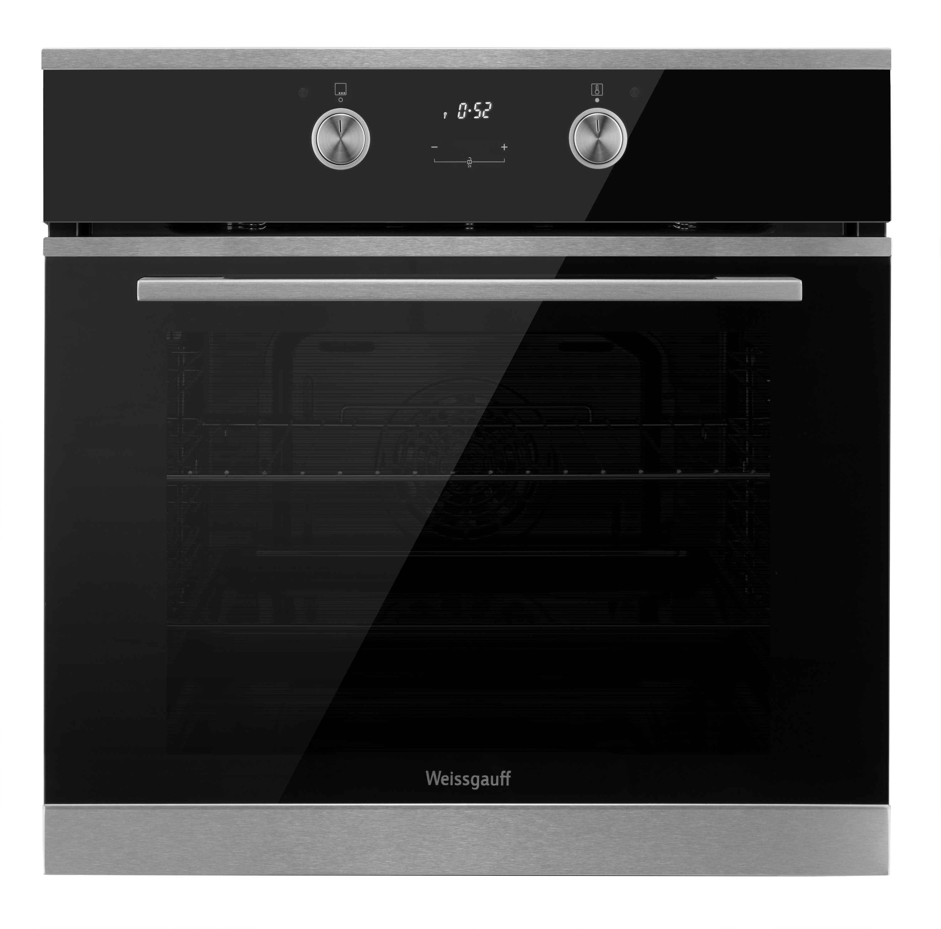 Изображение товара Электрический встраиваемый духовка Weissgauff EOV 661PDX 69л черный