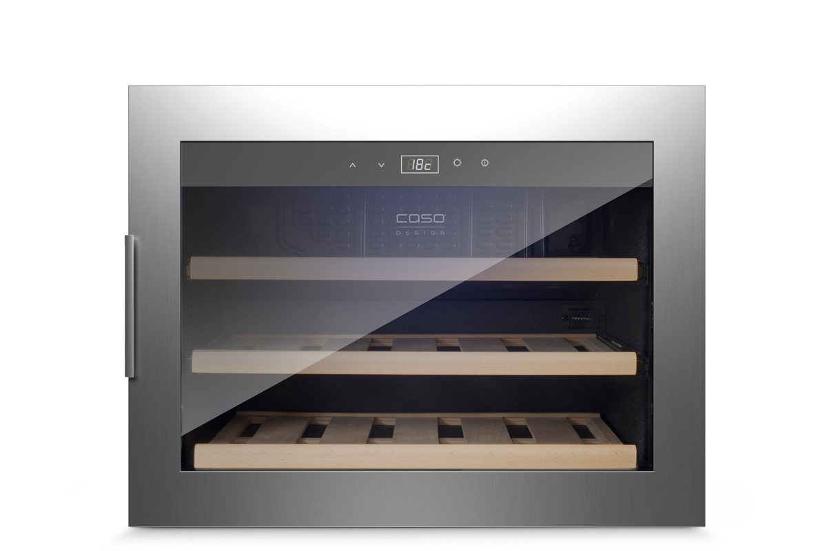 Изображение товара Встроенный винный шкаф Caso WineSafe 59x45.50x60 см на 18 бутылок с UV-фильтром