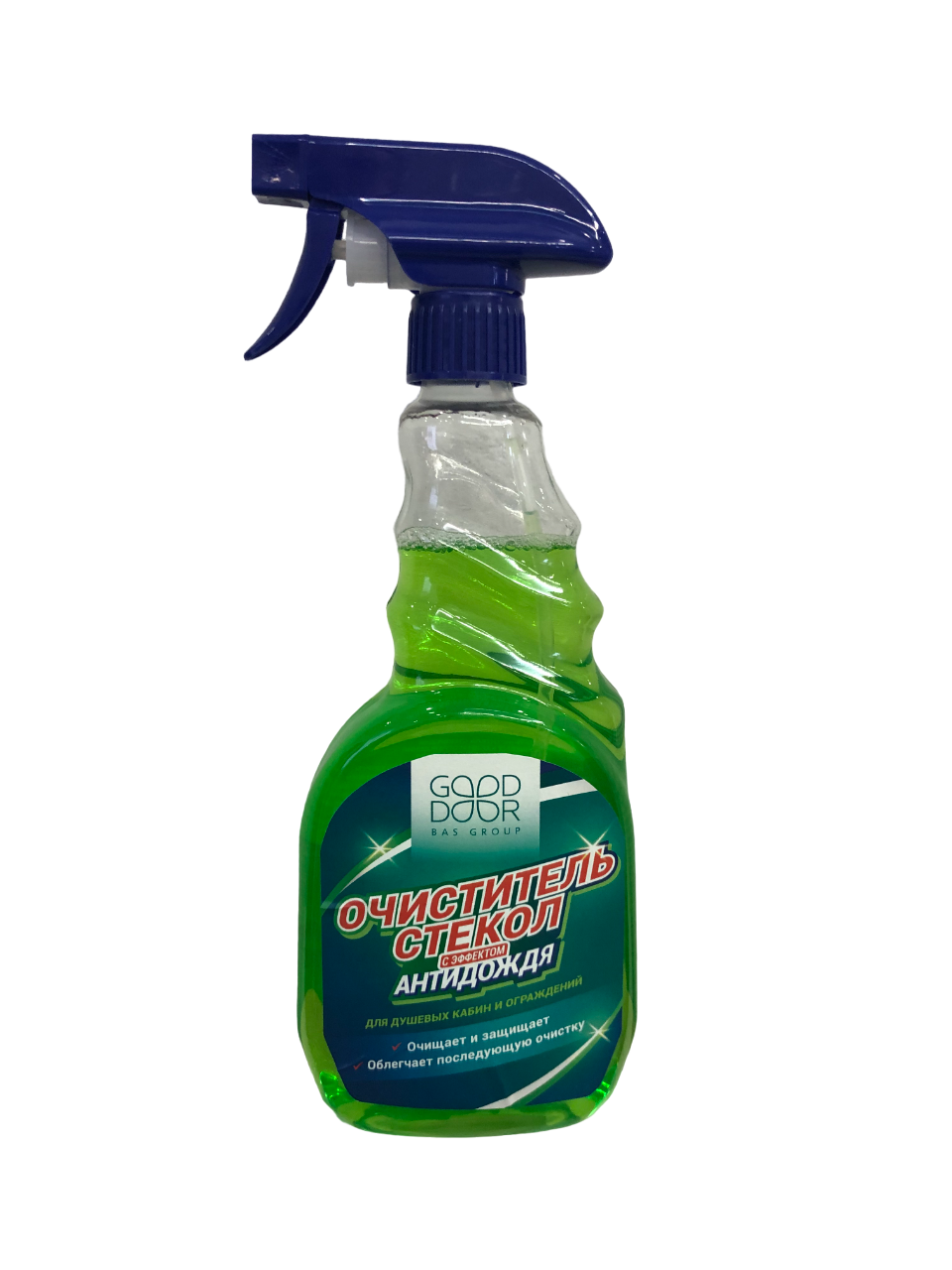 Изображение товара Очиститель стекол с эффектом антидождь 0.5 л для душевых и зеркал