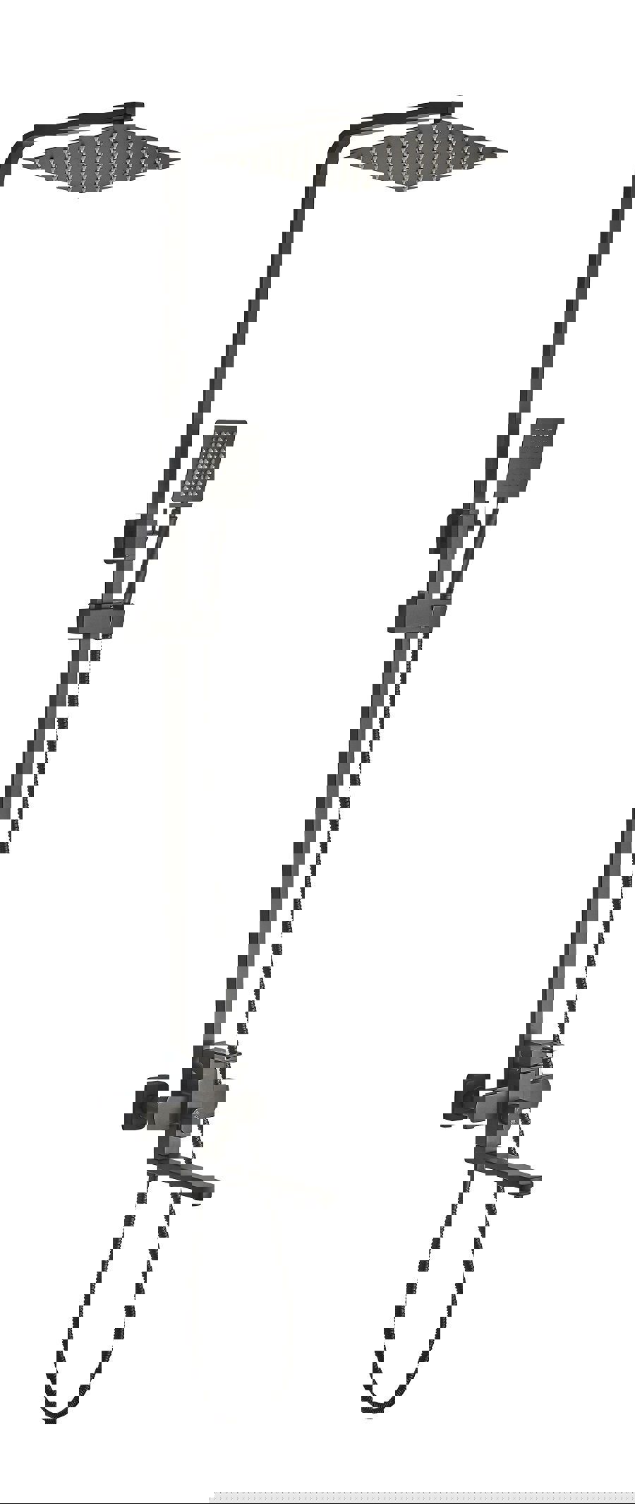 Изображение товара Душевая система Oute T40294Y 2 режима цвет титан