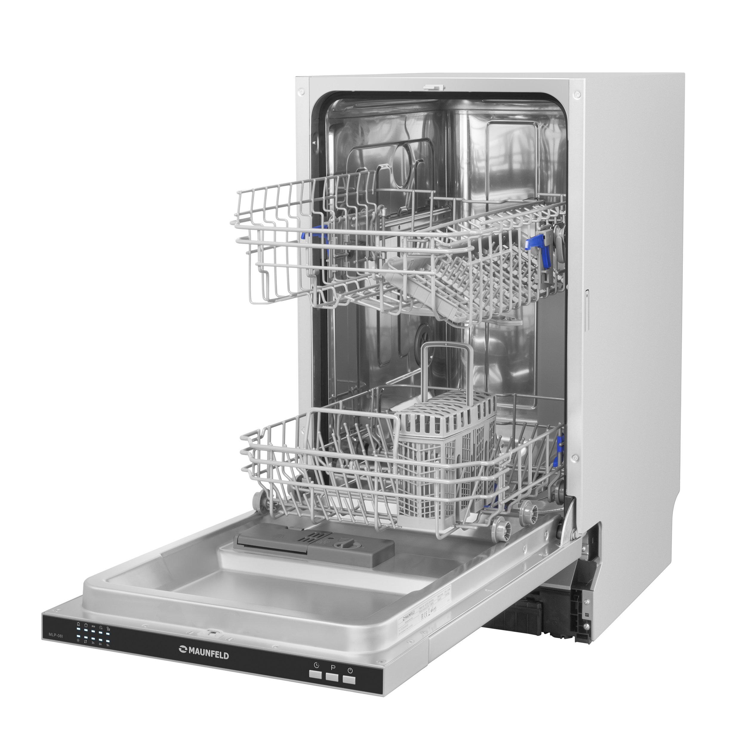Изображение товара Встраиваемая посудомоечная машина Maunfeld MLP-08I 45 см 5 программ цвет белый