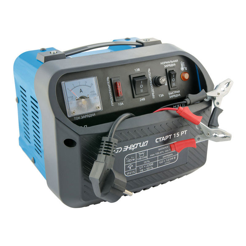 Изображение товара Зарядное устройство Энергия Старт 15 РТ 12/24В для аккумуляторов