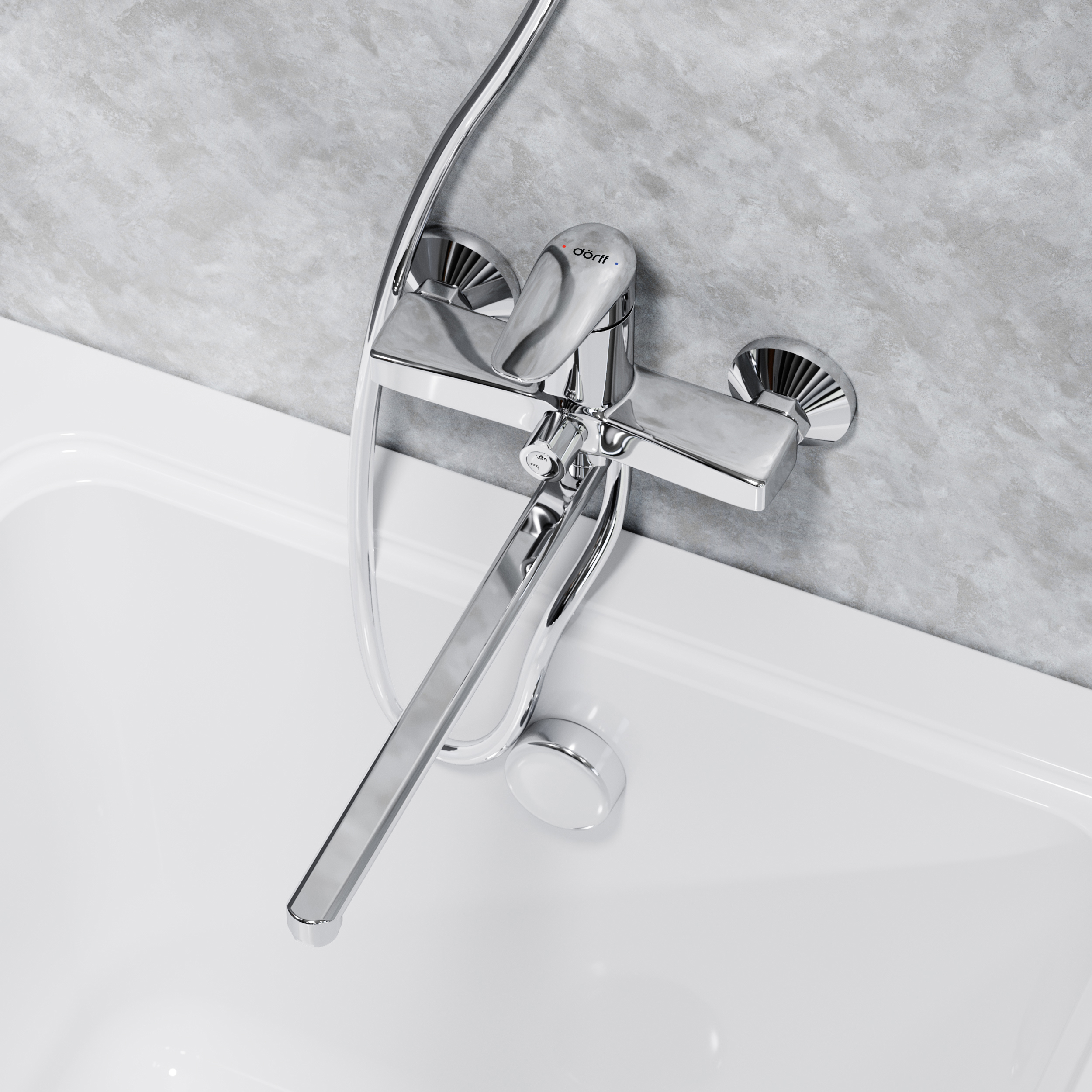 Изображение товара Смеситель для ванны Dorff Ultra D5095000 однорычажный Хром