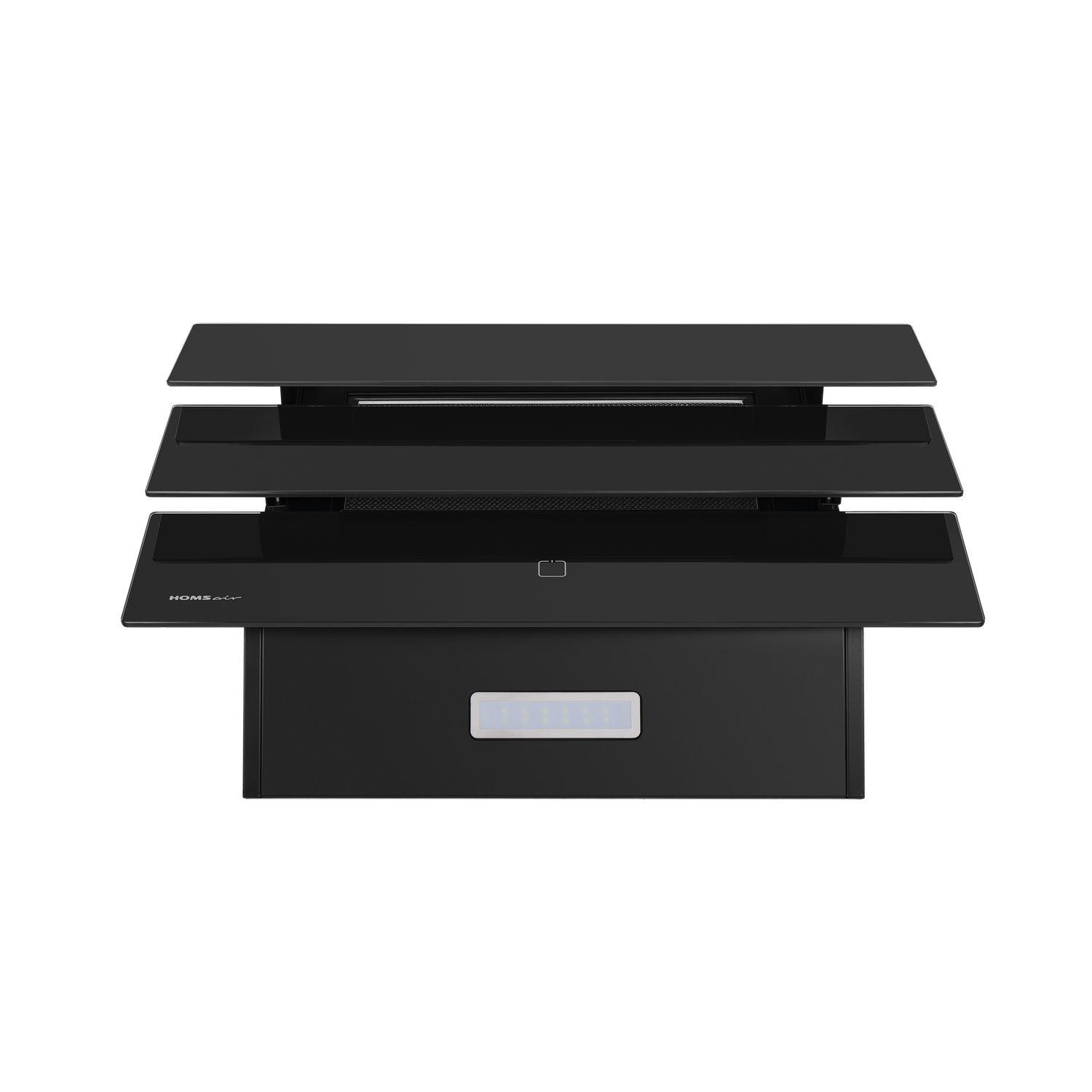 Изображение товара Встраиваемая вытяжка Homsair Vertical 60 черный Сенсорная 650 м³/ч
