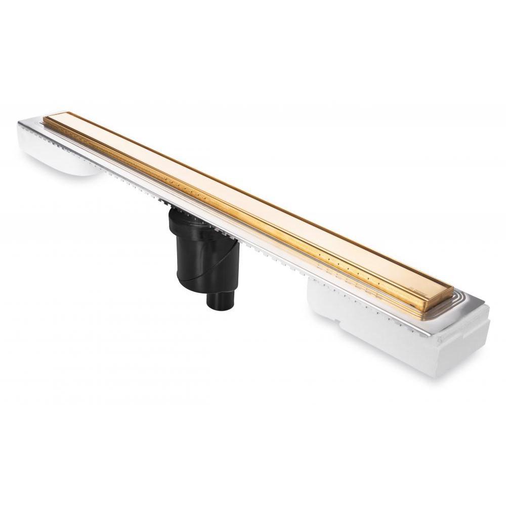 Изображение товара Желоб Berges В1 Keramik 900 с глянцевым золотым покрытием, нержавеющая сталь, Германия