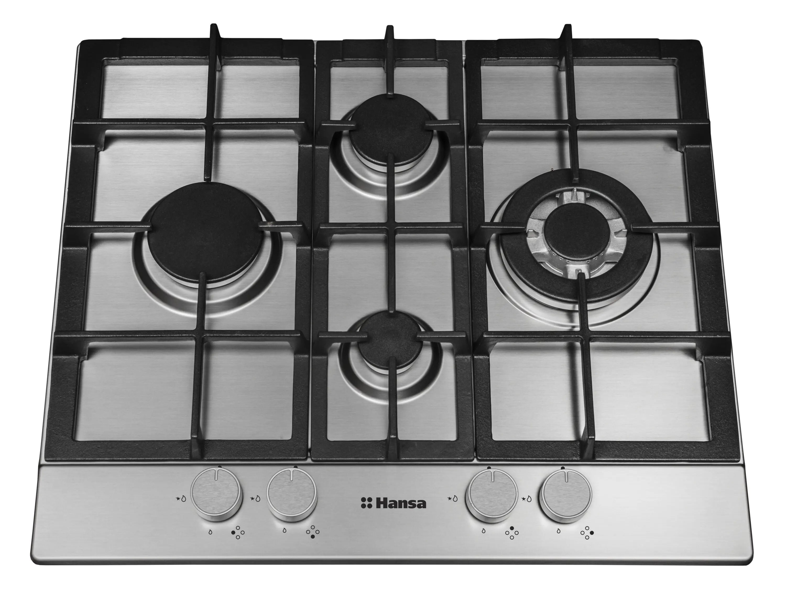 Газовая варочная панель Hansa BHGI65135 55.5 см 4 конфорки цвет нержавеющая сталь - 4