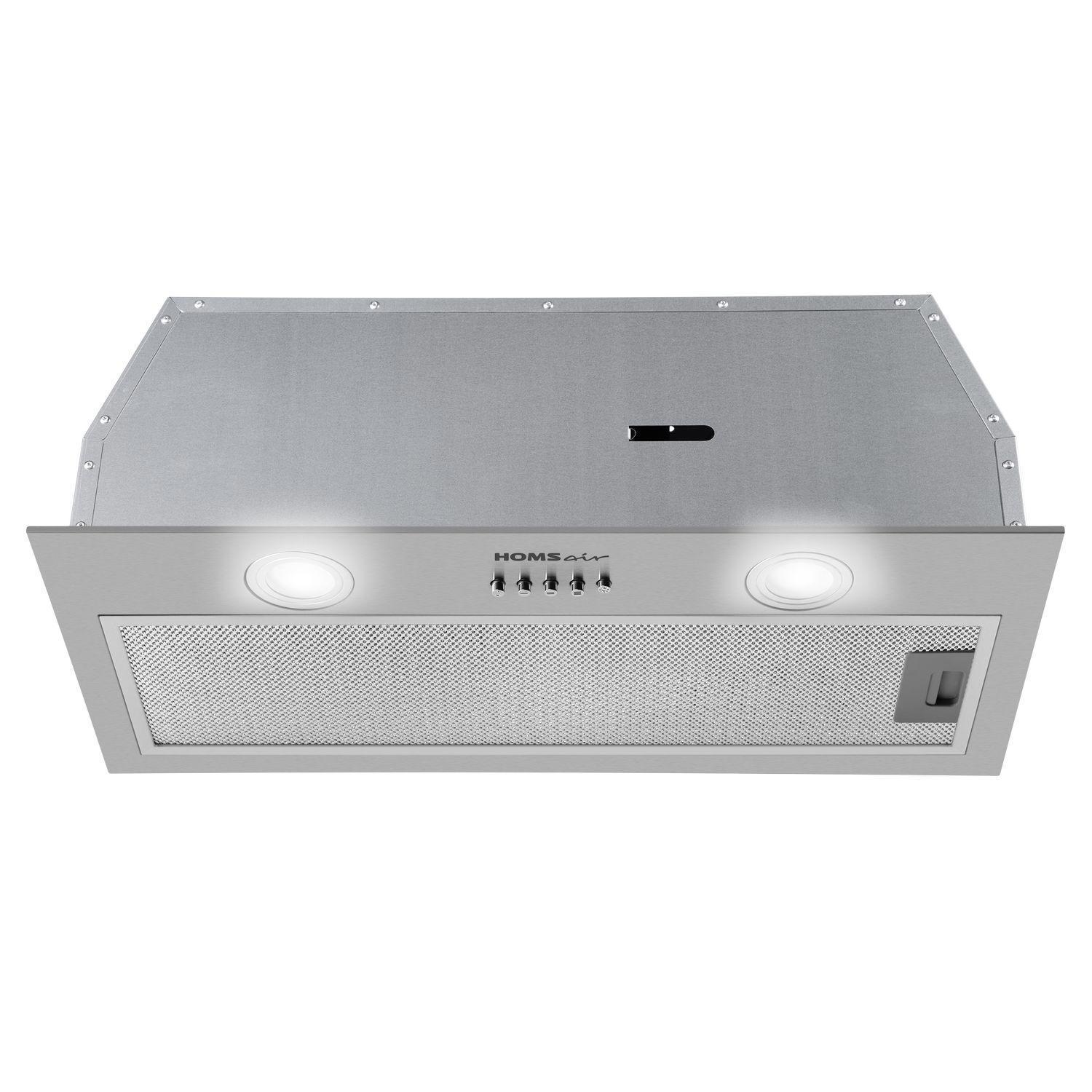 Изображение товара Встраиваемая вытяжка HOMSAIR FLEET 60 Inox 60 см с LED освещением и механизмом отвода воздуха