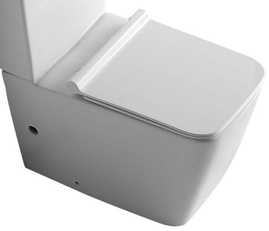 Изображение товара Напольный унитаз Aquanet Rimless Tavr-C1 с двойным сливом и антигрязевым покрытием