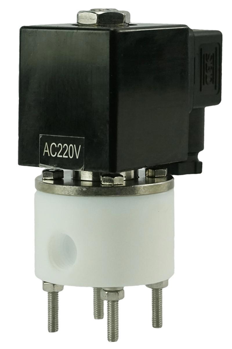 Изображение товара Клапан электромагнитный соленоидный двухходовой Dn.ru 1" 1 бар внутренняя резьба пластик D130-01100