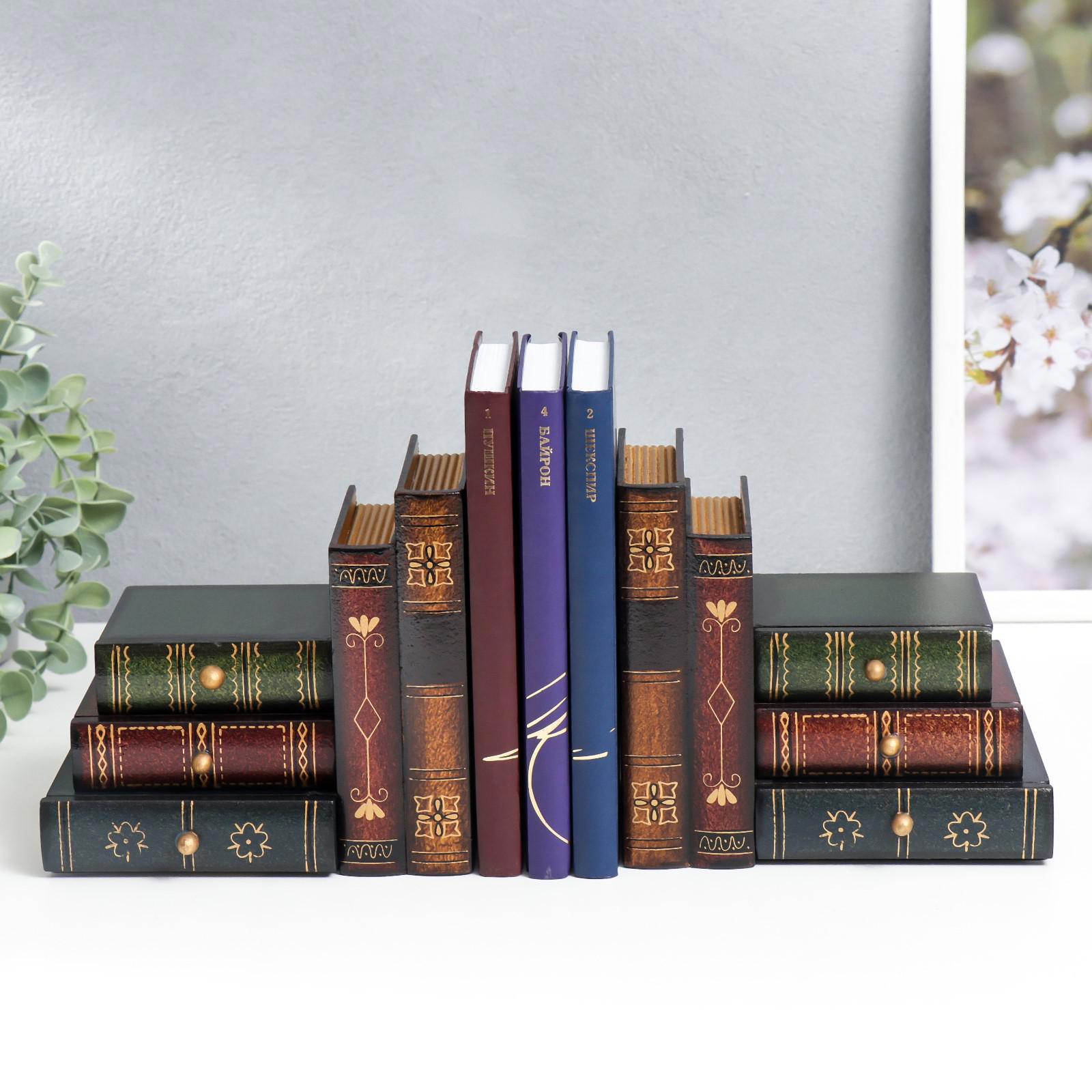 Изображение товара Держатели для книг "Книжный клуб" набор 2 шт 15x10x16 см