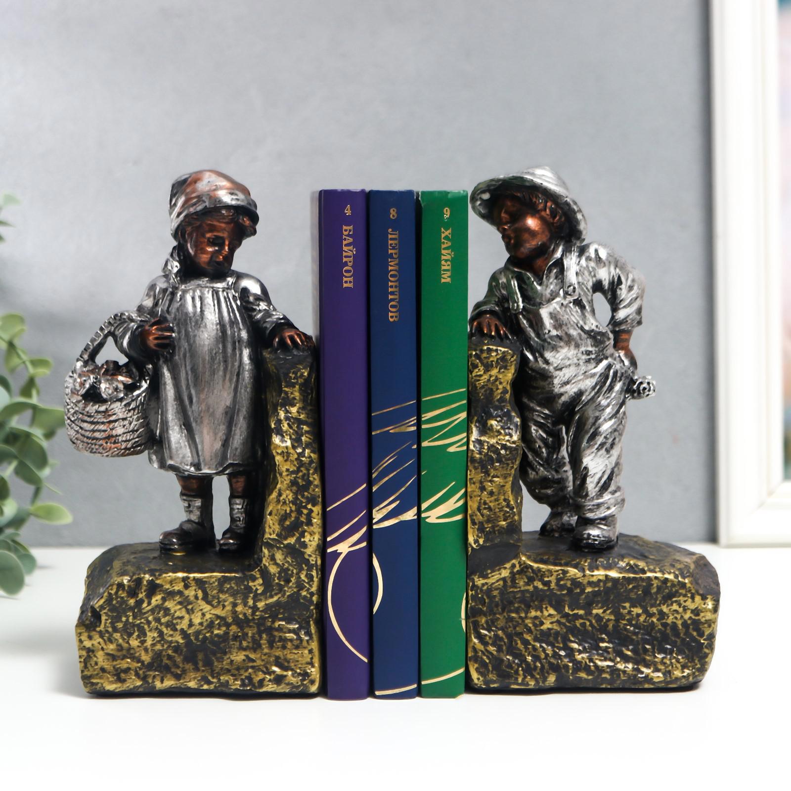 Изображение товара Держатели для книг "Малыши огородники" набор 2 шт 20x8x10 см