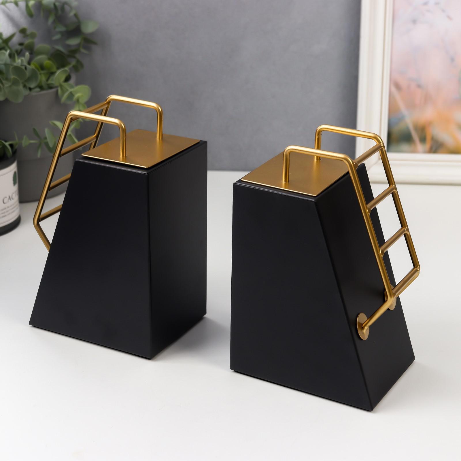 Изображение товара Держатели для книг "Лестница" набор 2 шт 19x9x24 см