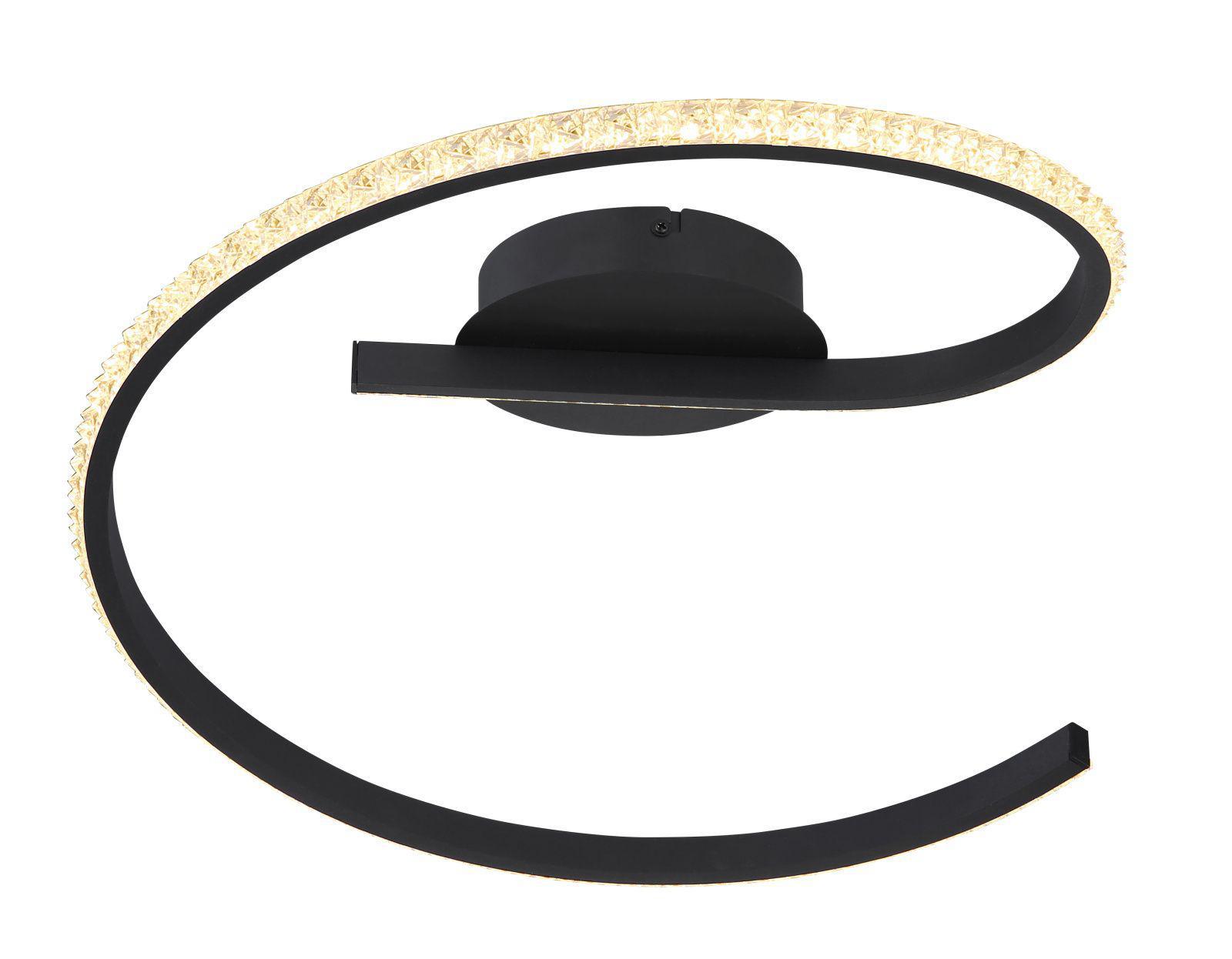 Изображение товара Светильник настенно-потолочный светодиодный GLOBO 67169D1 3.50 м² теплый белый свет цвет черный