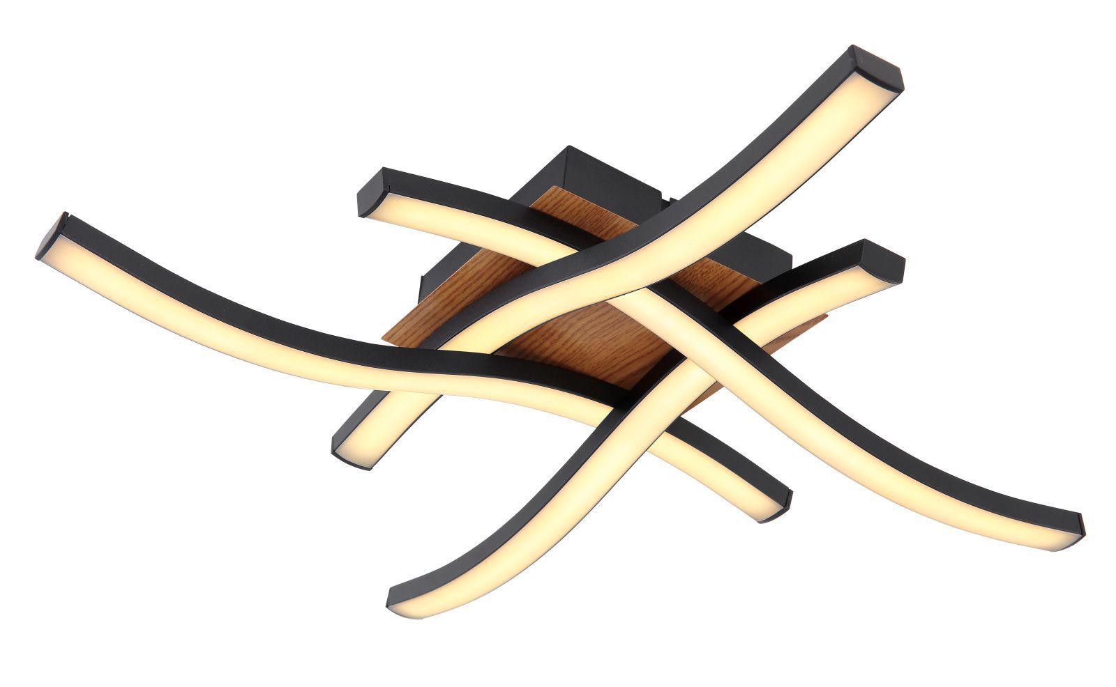 Изображение товара Настенно-потолочный светодиодный светильник GLOBO 67171-20 4 м² теплый белый black