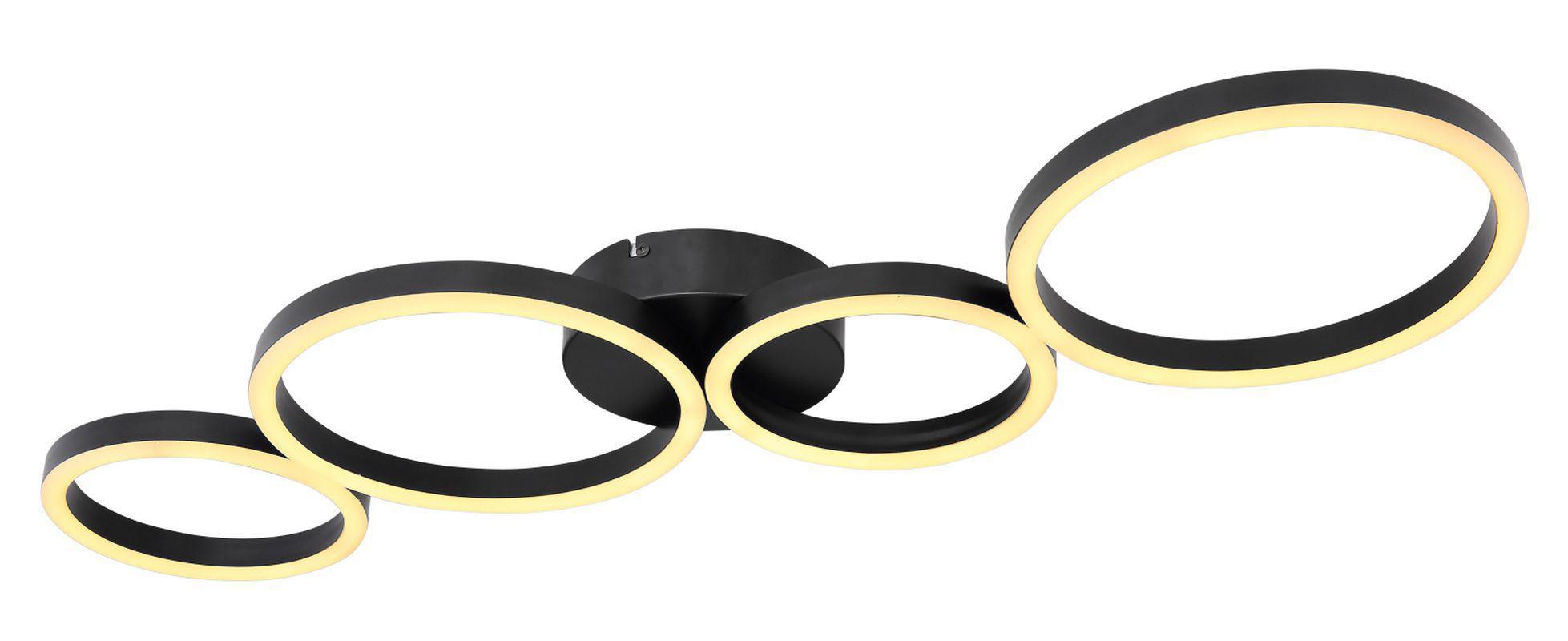 Изображение товара Светильник настенно-потолочный светодиодный GLOBO 67229-35B 5 м² теплый белый черный