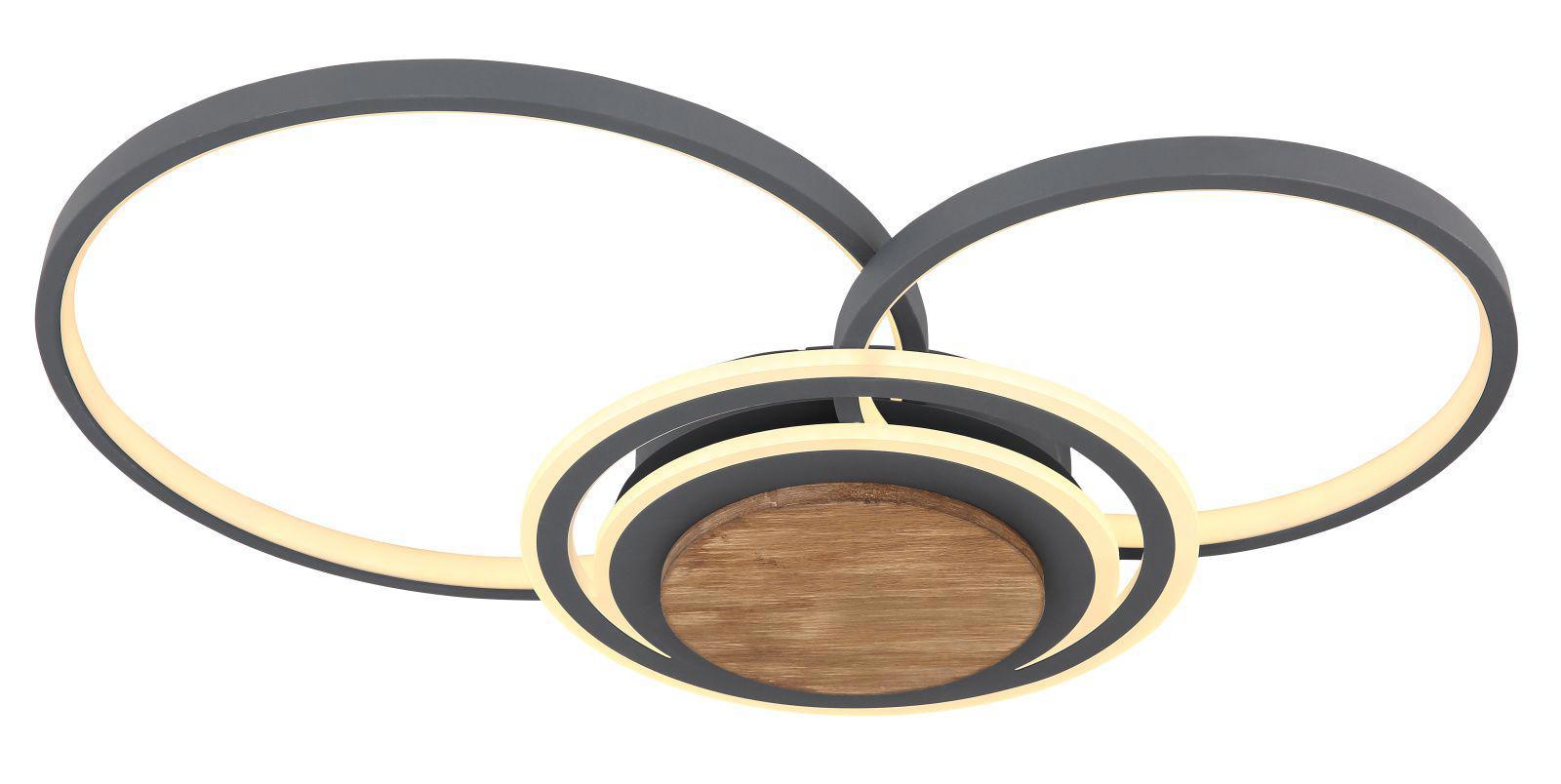 Изображение товара Светильник настенно-потолочный GLOBO 67256-40 для интерьера 5 м² теплый белый свет серый