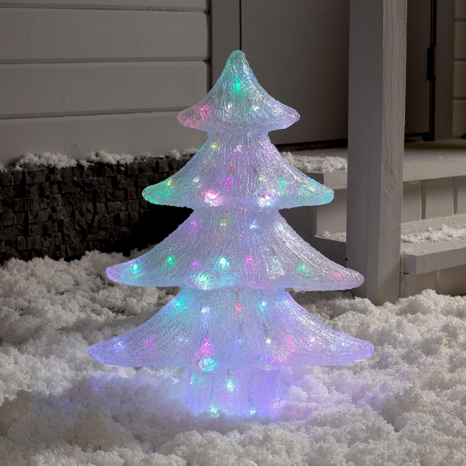 Изображение товара Светящаяся электрическая фигура ёлка 24х60х45 см RGB IP20 для улицы и интерьера