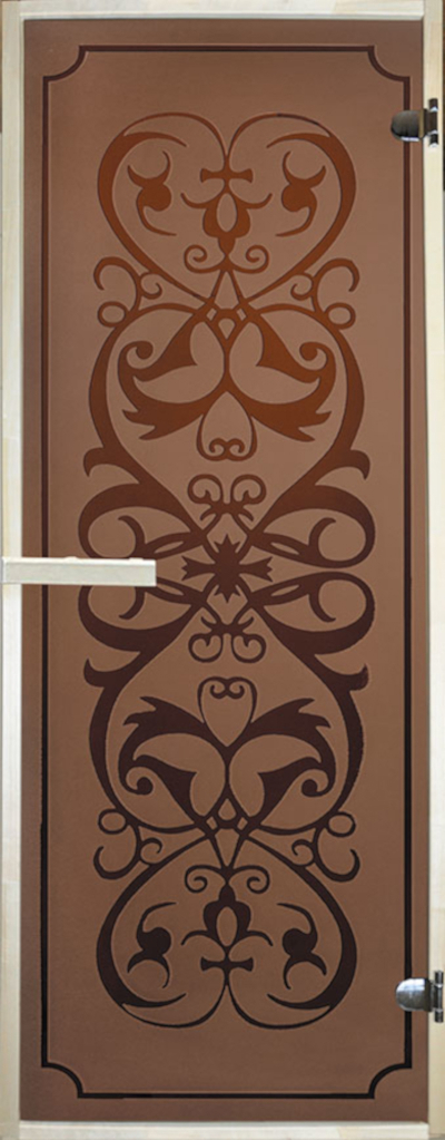 Изображение товара Дверь для сауны стеклянная с магнитной защелкой 189x69 см