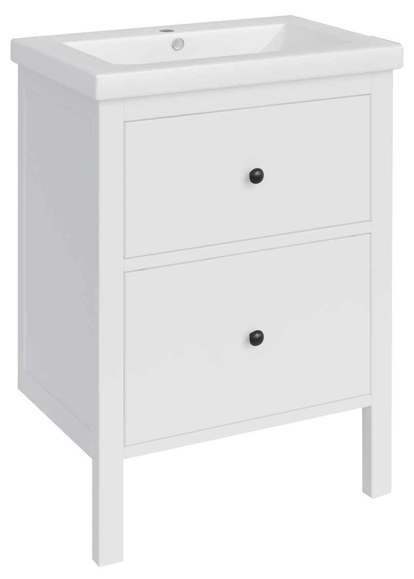 Изображение товара Тумба под раковину напольная АСБ-Мебель Сведен 60-2.0 Como 60 см цвет белый