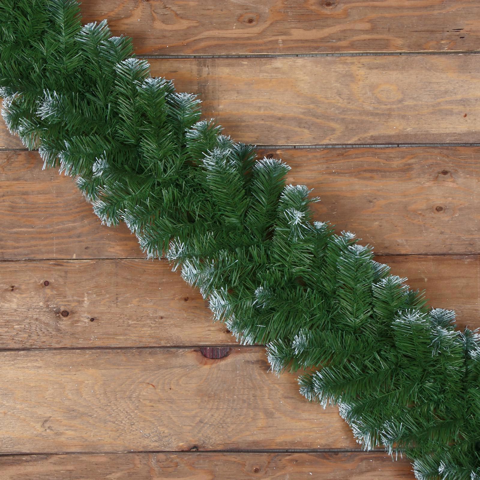 Изображение товара Мишура ПВХ Simaland зеленая 270 см для новогоднего декора