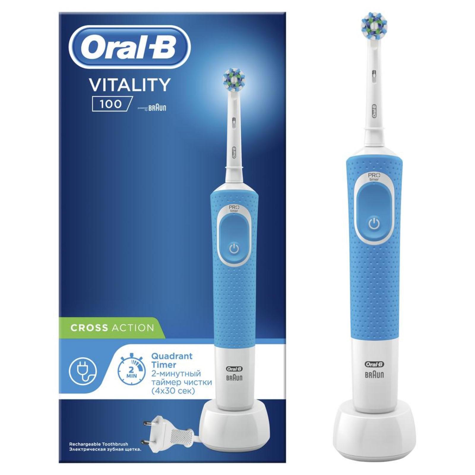 Изображение товара Электрическая зубная щетка Oral-b Vitality с таймером и сменной насадкой