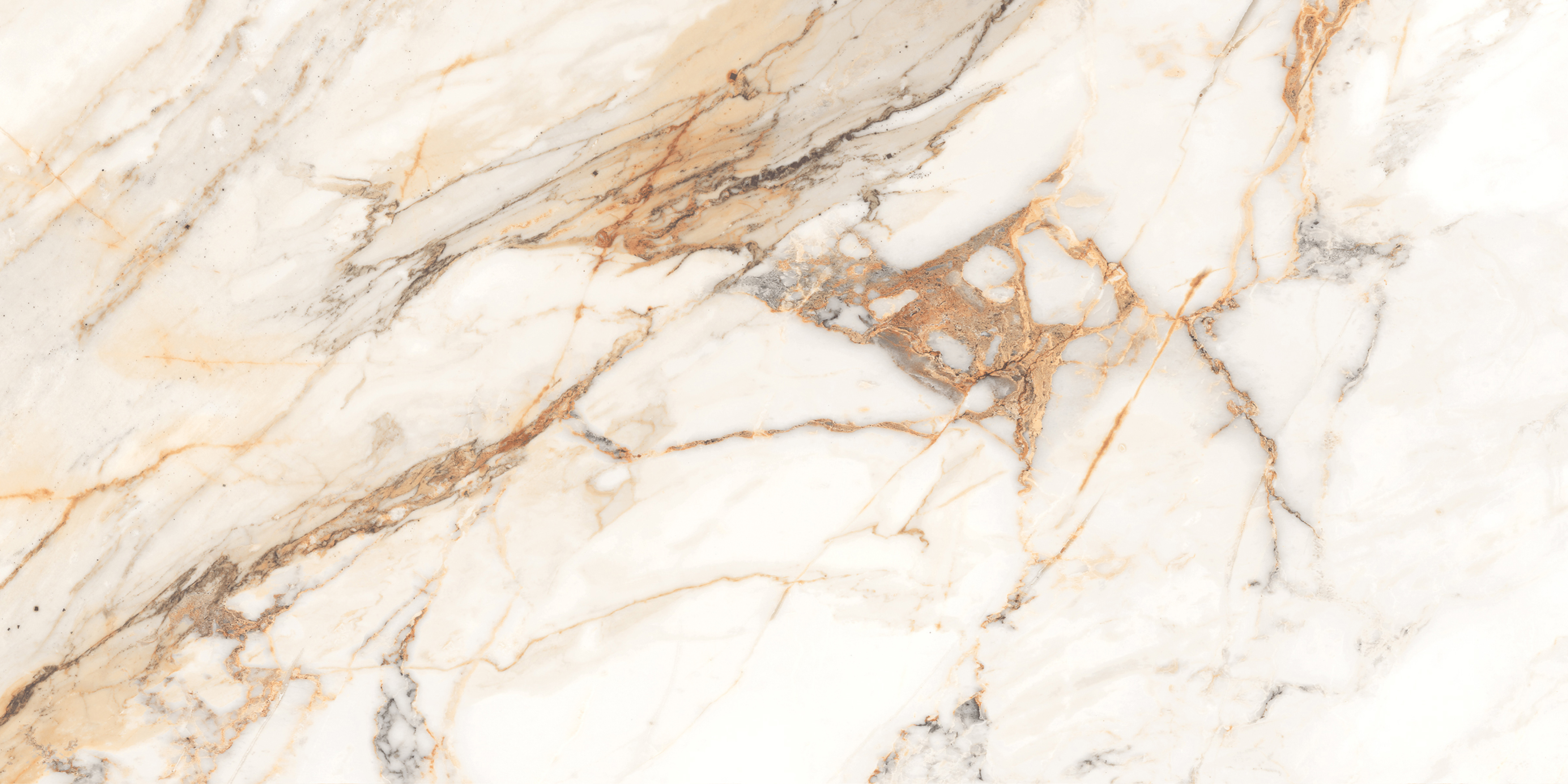 Изображение товара Керамогранит Laparet Calacatta Borgini 60x120 см бежево-золотой матовый