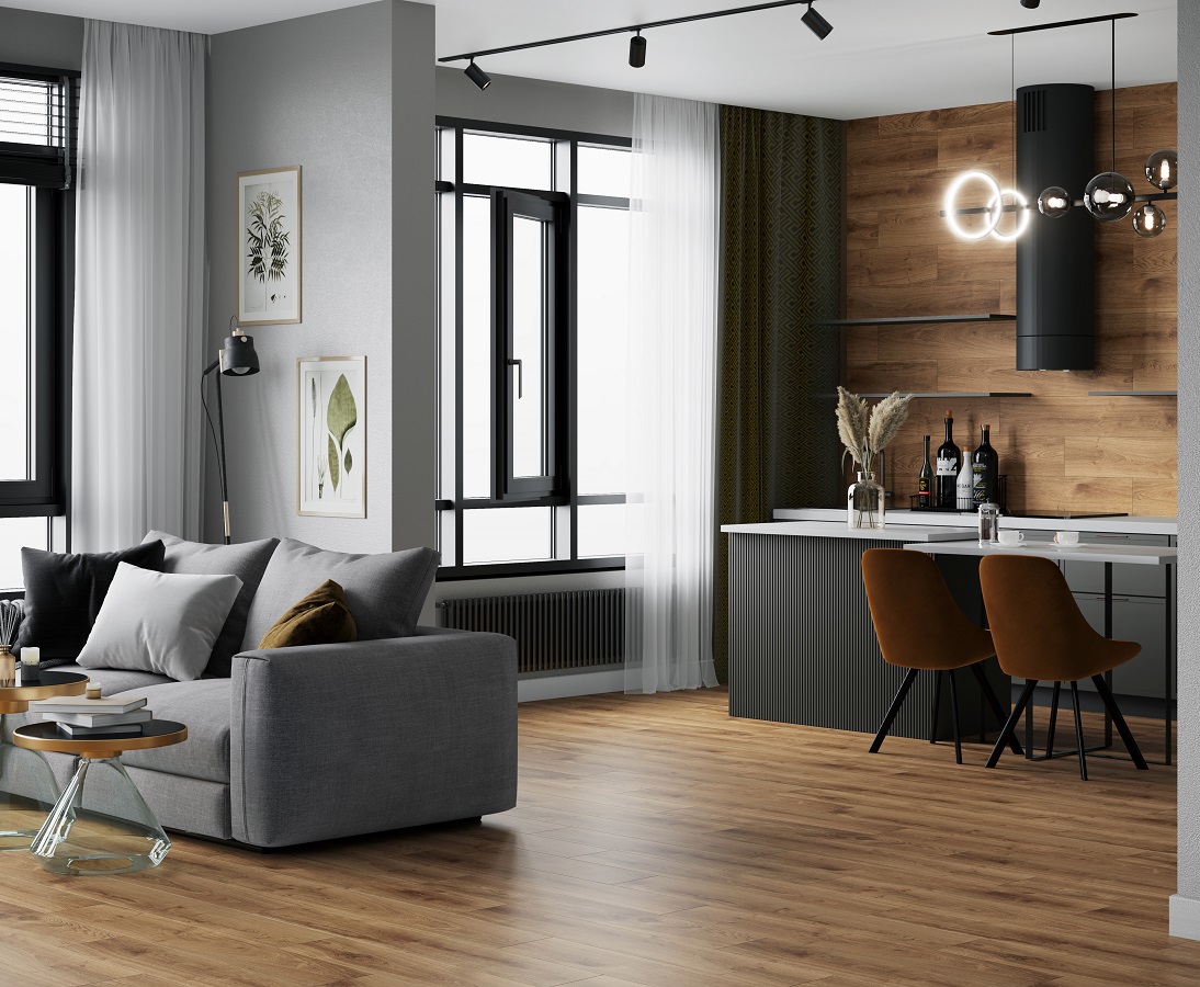 Изображение товара Керамогранит Laparet Latina Brown 20x120 см матовый, Россия