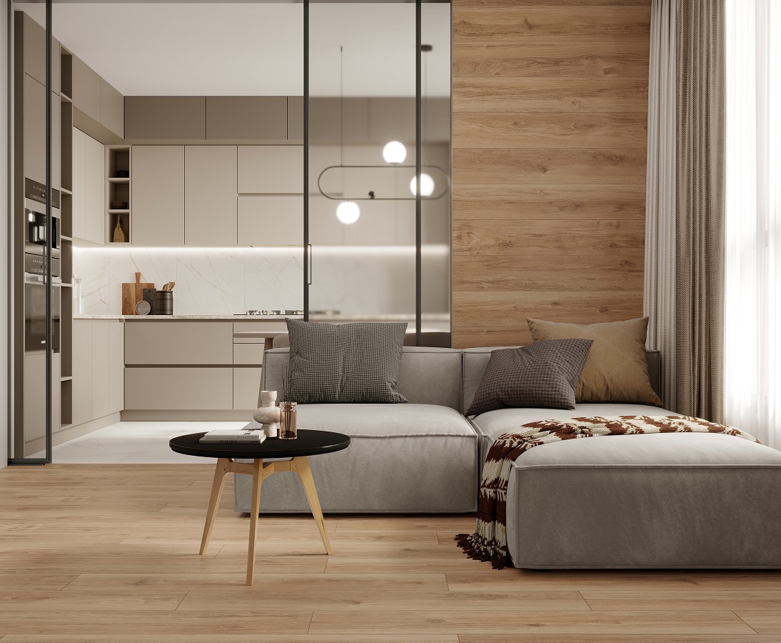 Изображение товара Керамогранит Laparet Epiq Noce 20x120 см коричневый матовый для пола и стен