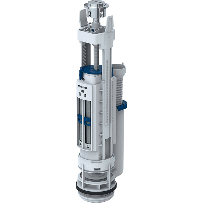 Изображение товара Сливной клапан Geberit двойной смыв хром 282.303.21.2 для керамических бачков