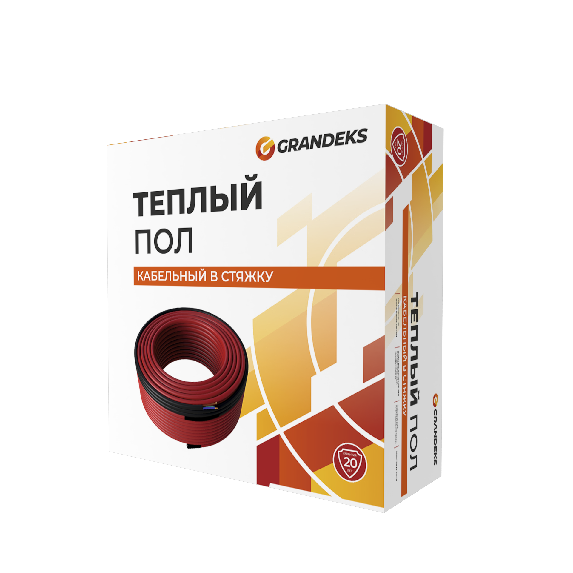 Изображение товара Нагревательный кабель для теплого пола GRANDEKS G2 2.5 м² 360 Вт монтаж в стяжку