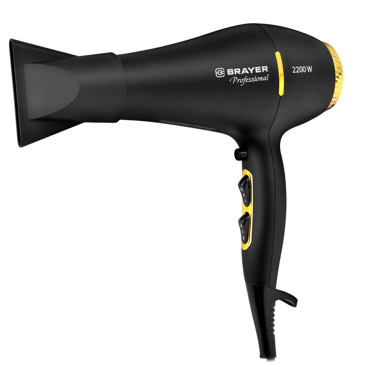 Изображение товара Фен для волос Brayer BR3005 мощностью 2200 Вт с 3 режимами нагрева