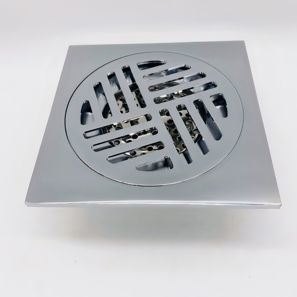 Изображение товара Трап для душа Vieir VER15S сухой затвор 150x150 мм латунь