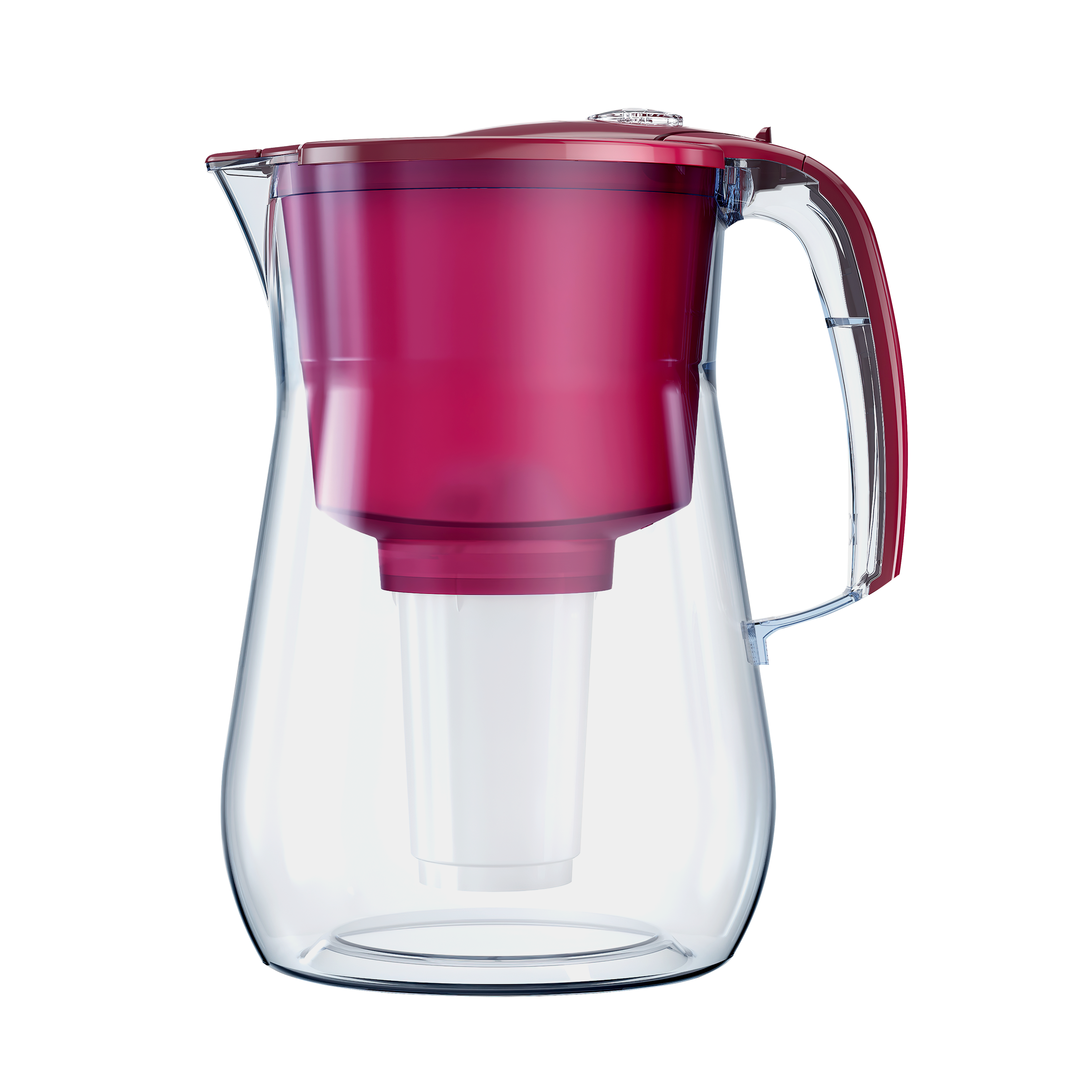 Изображение товара Фильтр-кувшин Аквафор Прованс А5 вишневый для очистки воды с индикатором замены