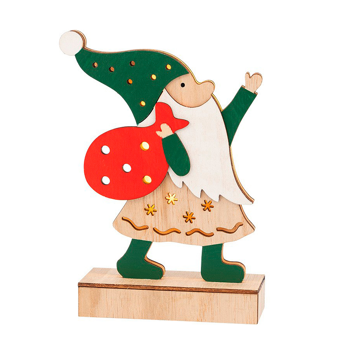 Изображение товара Светящаяся деревянная фигурка Neon-night с подсветкой элементы декора