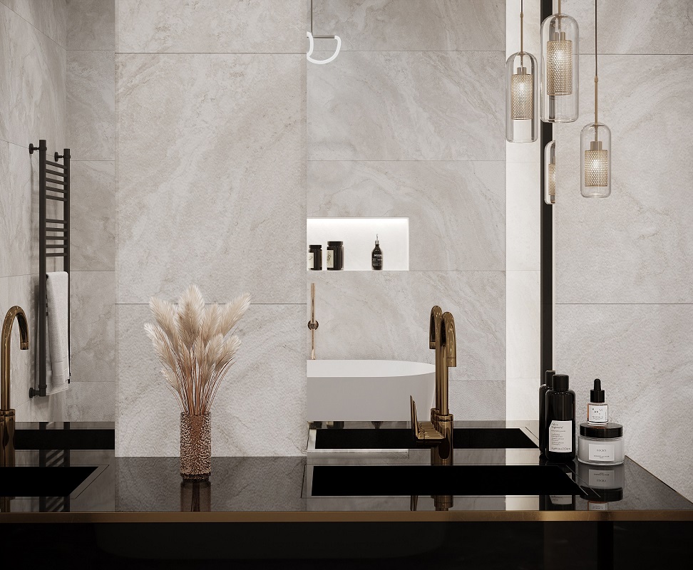 Изображение товара Керамогранит Laparet Titan White 60x120 см белый матовый для пола и стен