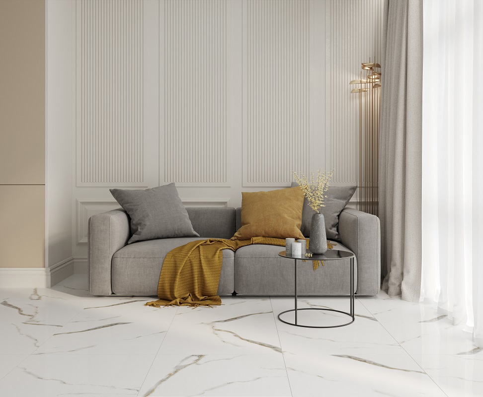Изображение товара Керамогранит Laparet Golden White Statuario x9999282634 60x60см 1.44 м² цвет бежевый, цена за упаковку