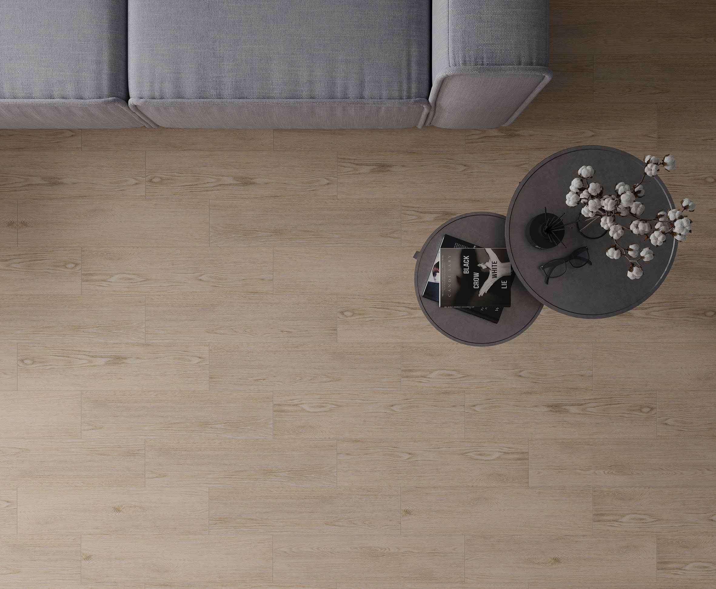 Изображение товара Керамогранит Laparet Oak коричневый 15x60 см матовый, 1.35 м2