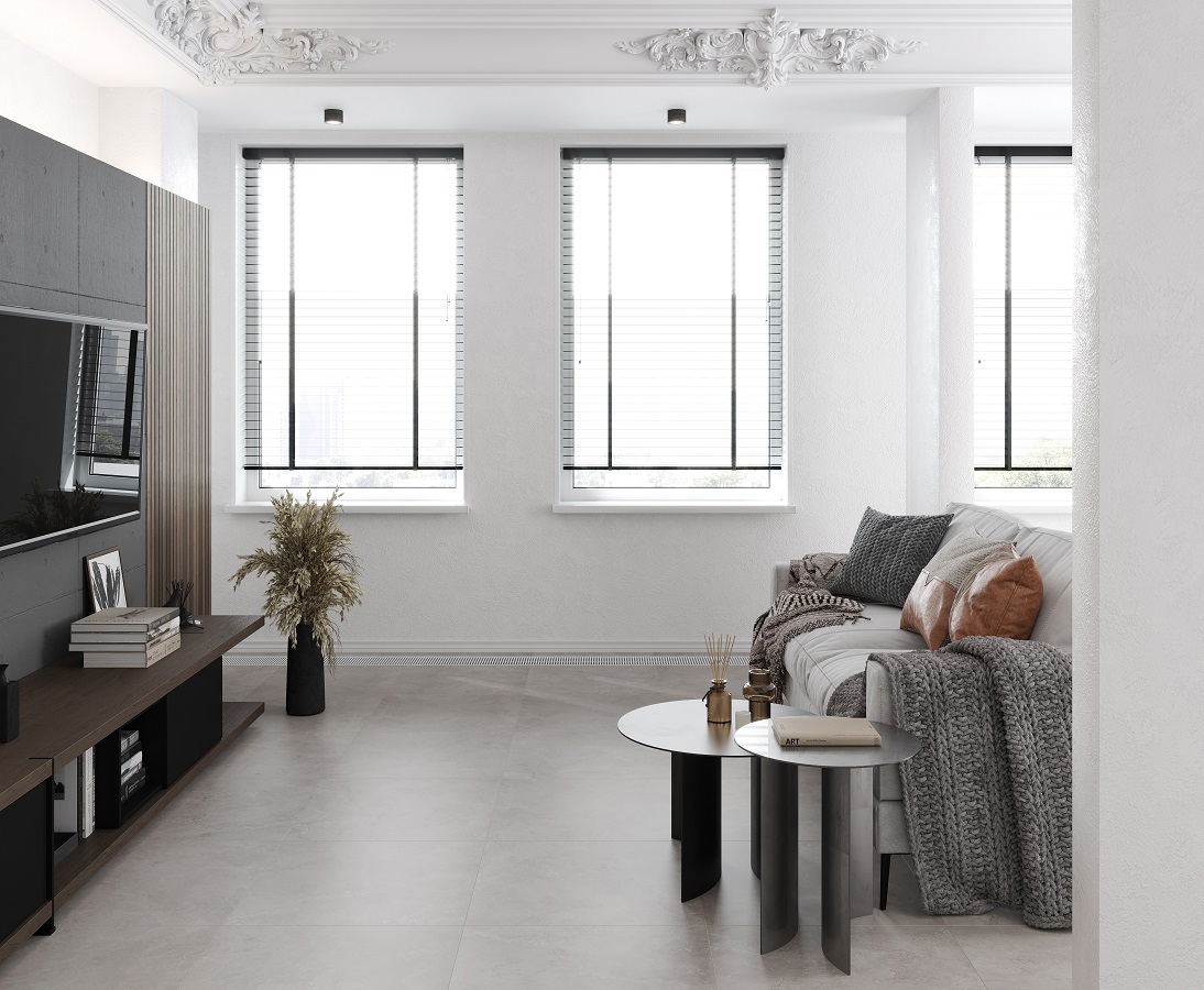 Изображение товара Керамогранит Laparet Charon Gray 60x60 см серый матовый для пола и стен