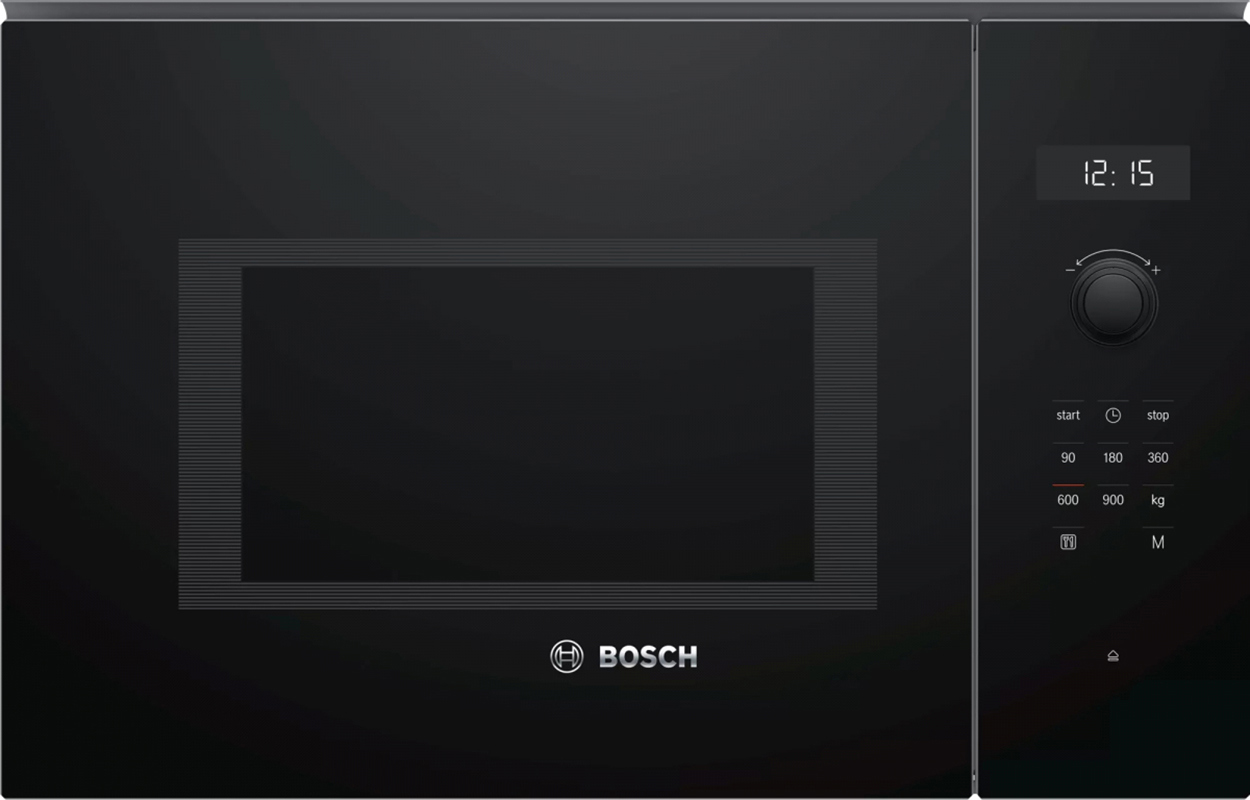 Изображение товара Встраиваемая микроволновая печь Bosch серия 6 TM925HUA 25 л черная