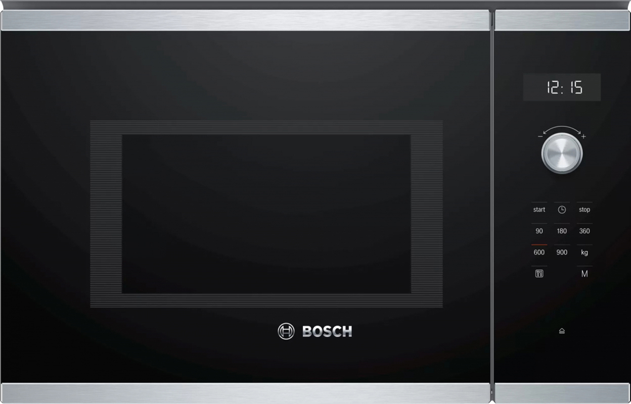 Изображение товара Встраиваемая микроволновая печь Bosch TM925HUB 25 л черный/серый