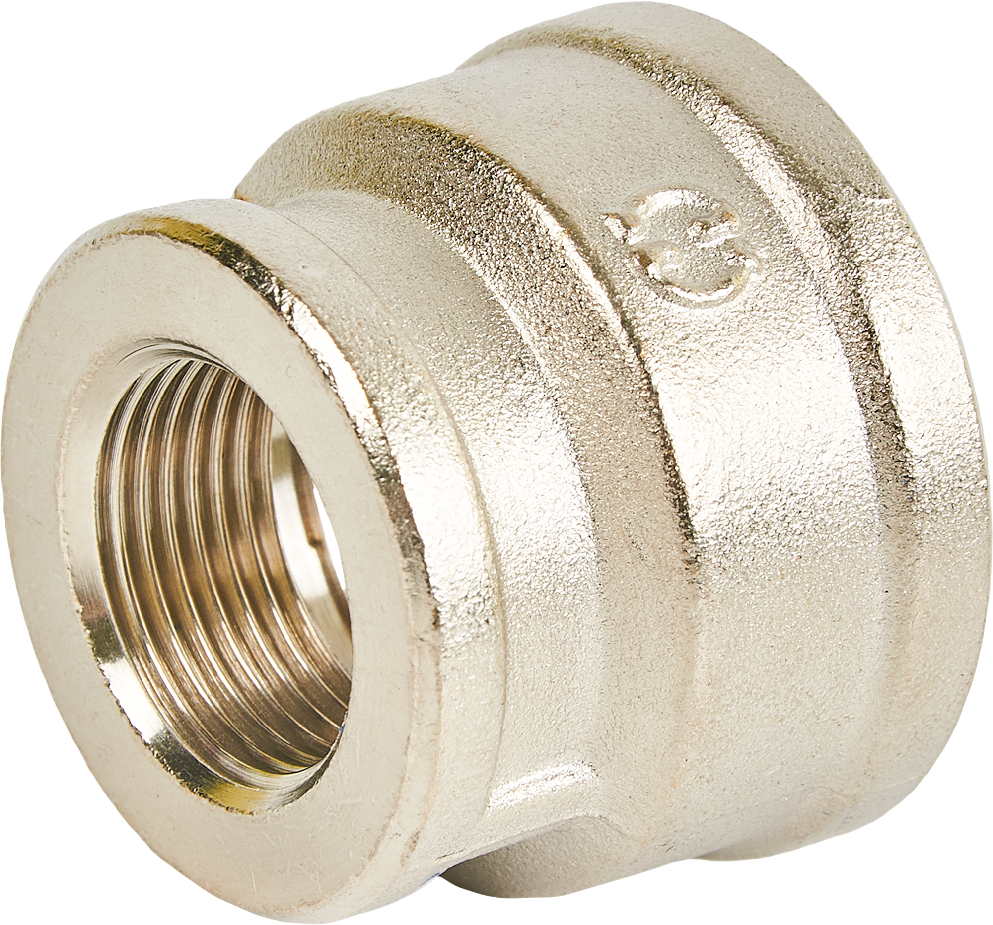 Изображение товара Муфта переходная Stout 1 1/4 x 3/4 дюйма латунь никелированная Италия