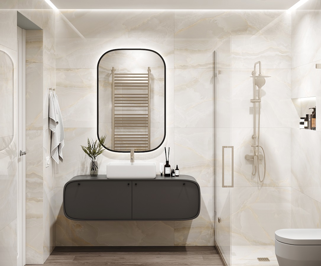 Изображение товара Керамогранит Laparet Stubay Onyx Crema x9999282606 60x120см 1.44 м² цвет бежевый, цена за упаковку