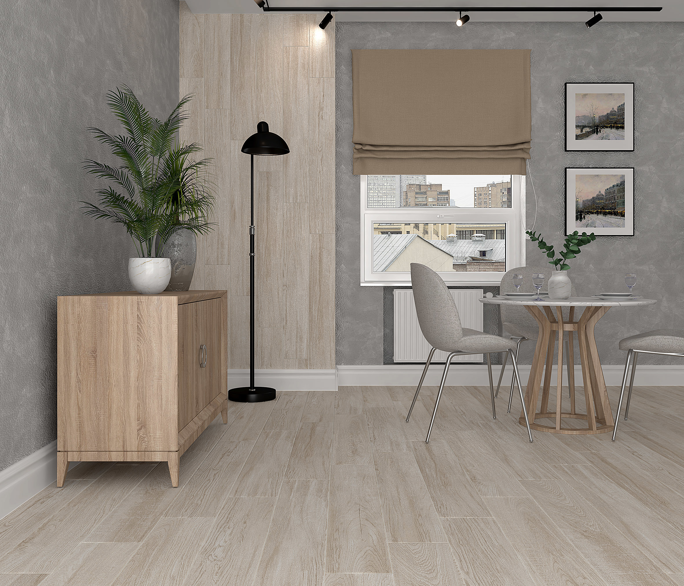 Изображение товара Керамогранит Laparet Rainwood 20x120 см оливковый матовый для пола и стен