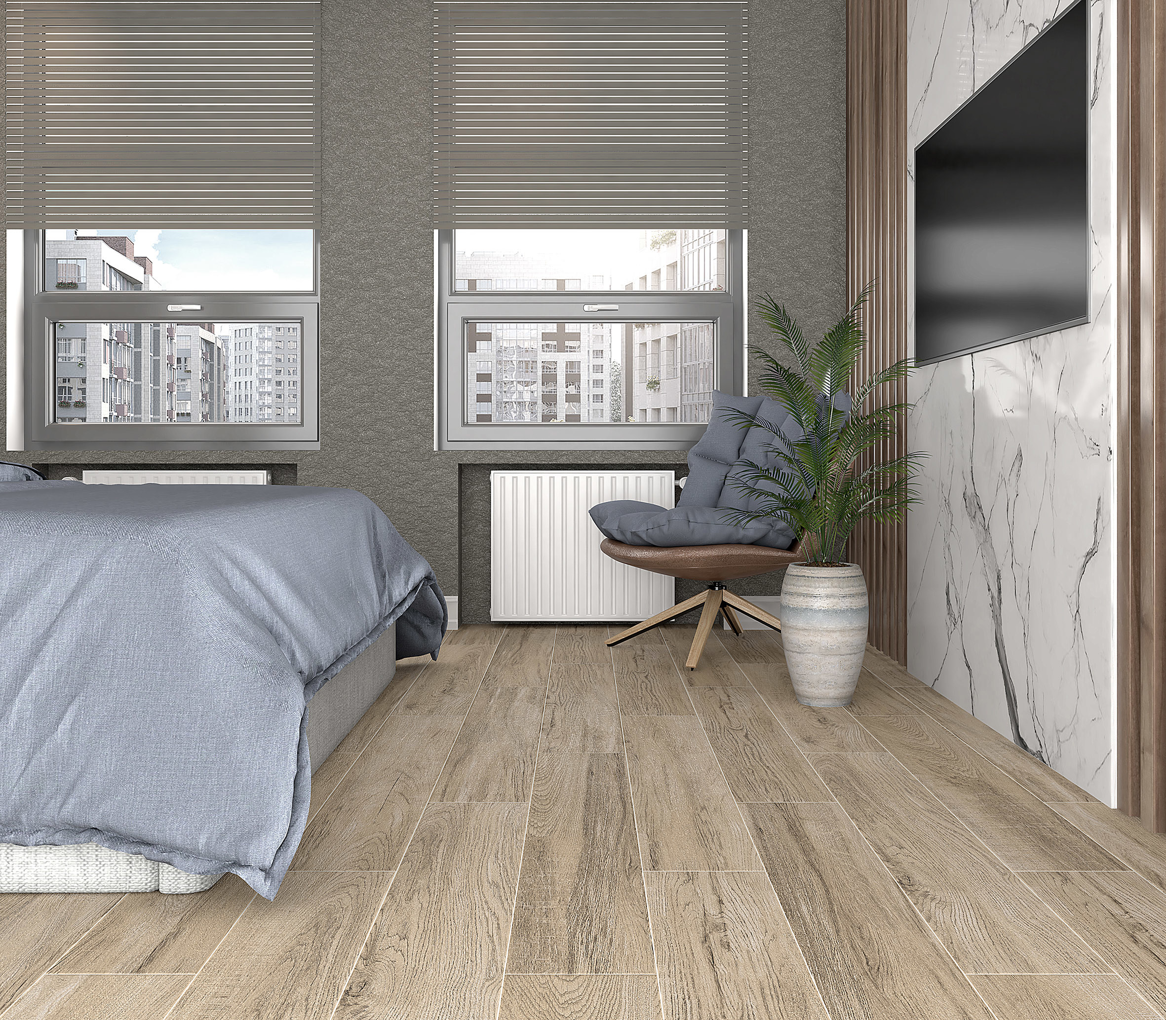 Изображение товара Керамогранит Laparet Rainwood x9999295812 20x119.5см 1.434 м² цвет бежевый/серый, цена за упаковку