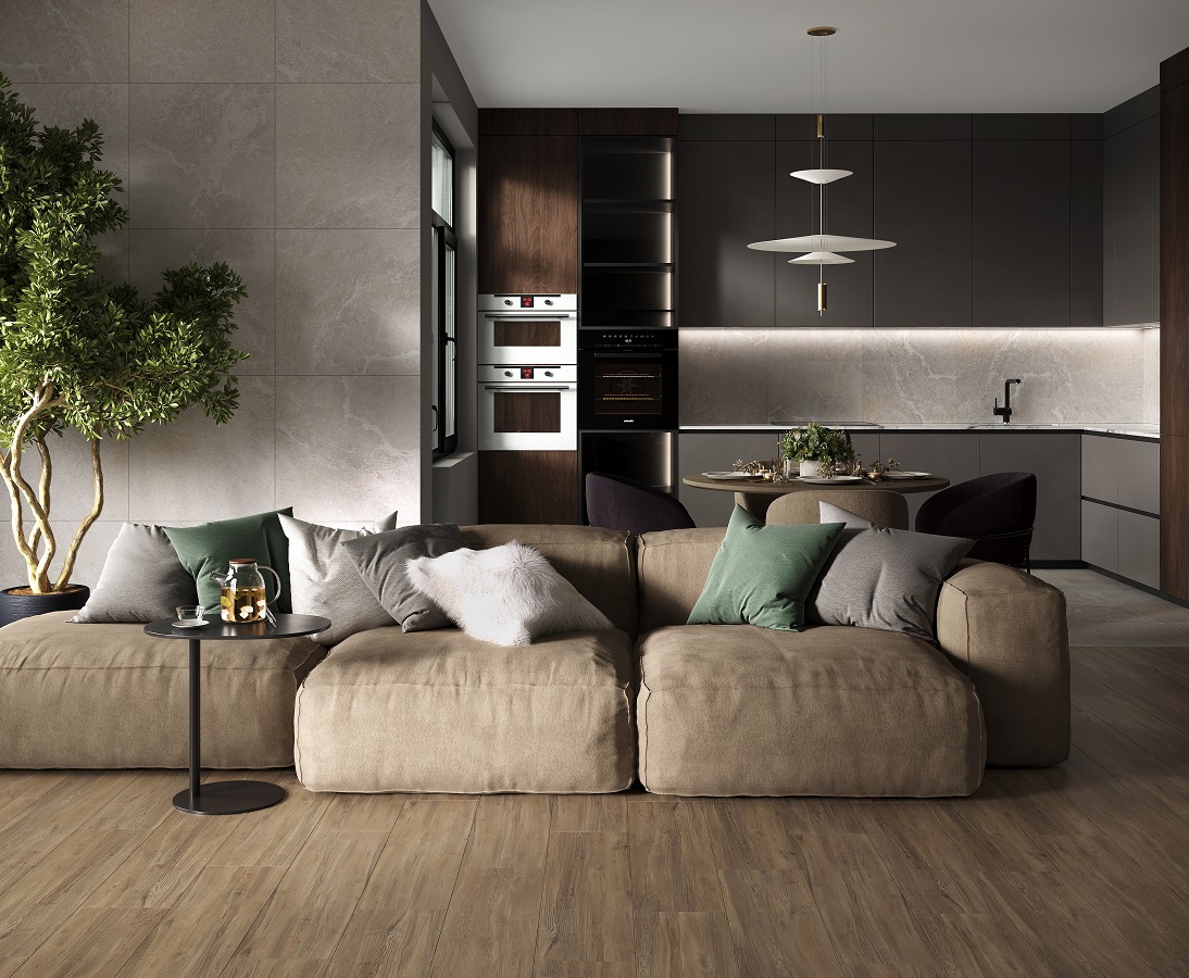 Изображение товара Керамогранит Laparet Tabula Beige x9999295254 19.7x79.7см цвет бежевый, цена за упаковку