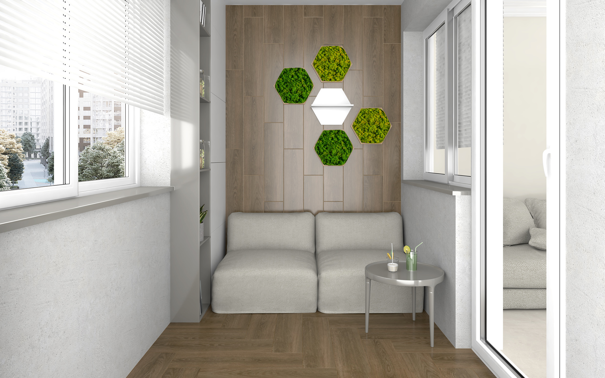 Изображение товара Керамогранит Laparet Madera 20x80 см коричневый для внутренней отделки