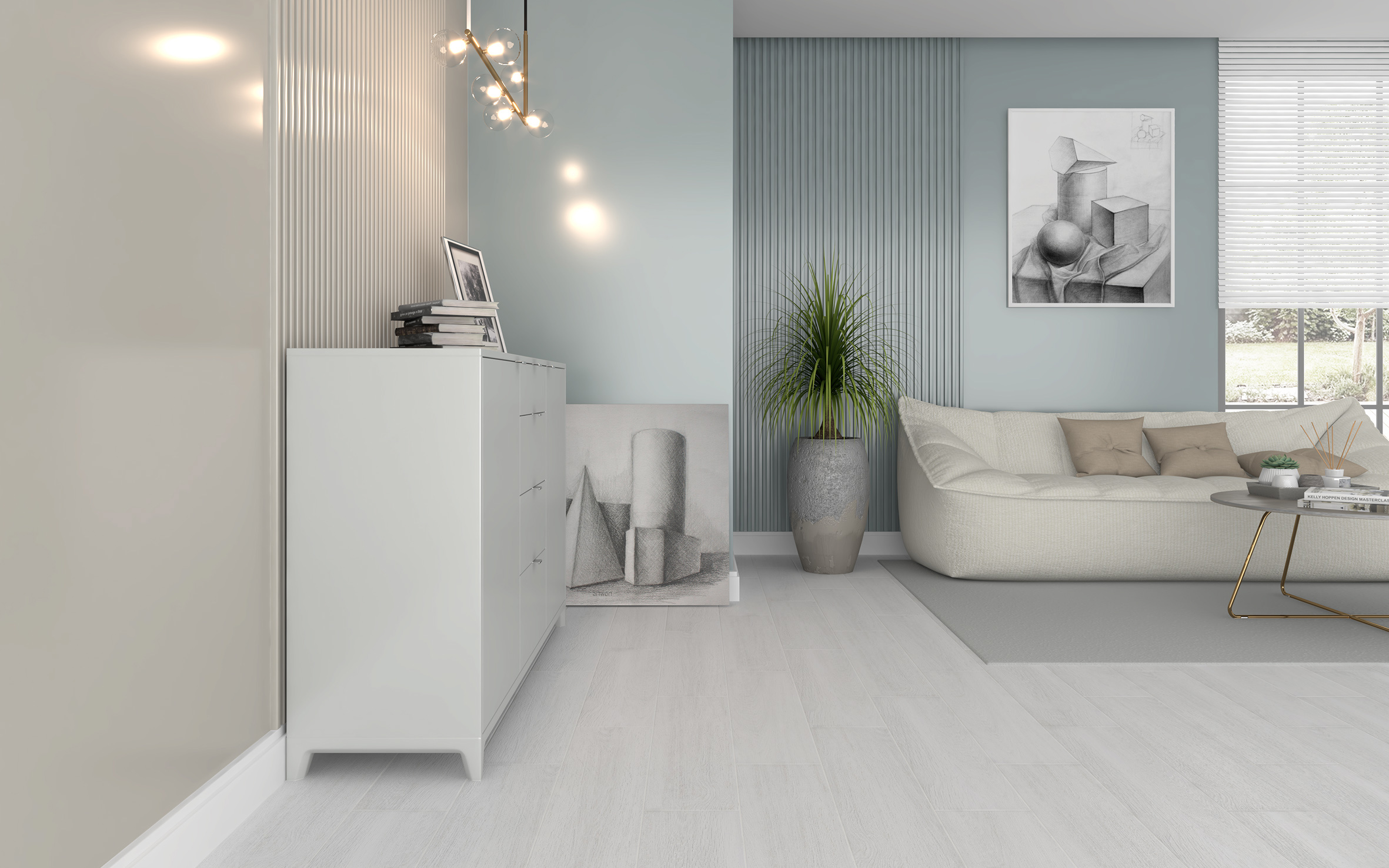 Изображение товара Керамогранит Laparet Madera белый 20x80 см для пола и стен кухня ванная комната