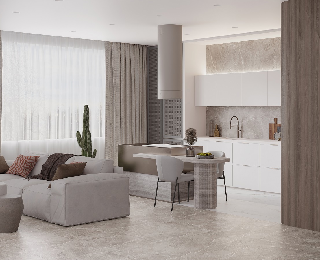 Изображение товара Керамогранит Laparet Obsidian Grey 60x60 см матовый